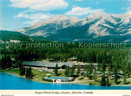 Jasper Alberta Fliegeraufnahme Jasper Park Lodge