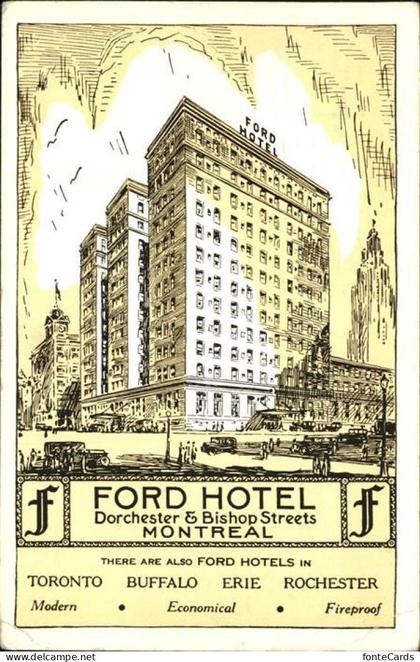 Montreal Quebec Ford Hotel Montreal
