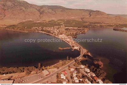 Osoyoos British Columbia Canada Fliegeraufnahme