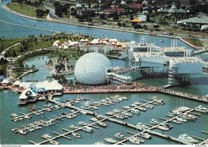 TORONTO Ontario Canada Ontario Place Marina aerial view