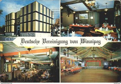 Winnipeg Vereinshaus Deutsche Vereinigung von Winnipeg Restaurant Saal