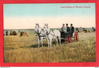 CANADA   LAND SEEKERS     HORSE DRAWN COACH