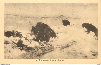 GROENDLAND POLE NORD LA CHASSE A L'OURS BLANC