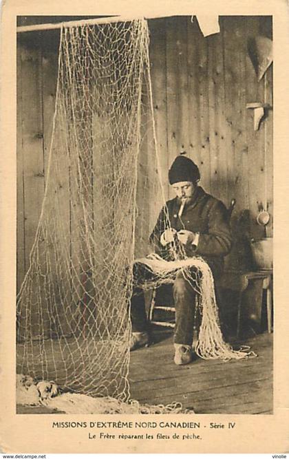 PIE 17-GAN-6068  :  NORD CANADIEN REPARATION DU FILET DE PECHE