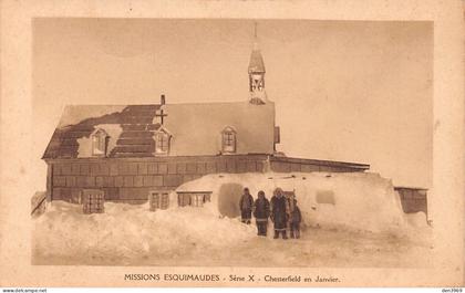 Canada - Nunavut - CHESTERFIELD (Igluligaarjuk) en Janvier - Neige, Esquimaux, Missionnaires Oblats de Marie-Immaculée