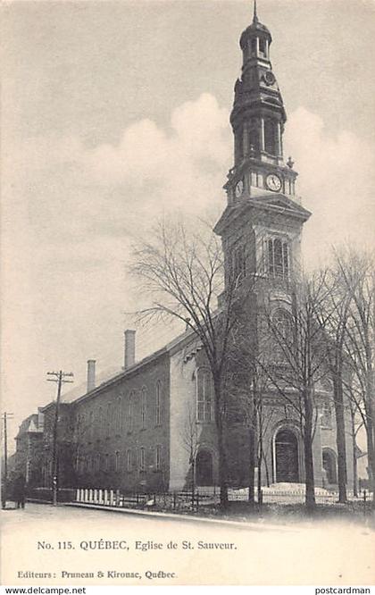 Canada - QUÉBEC - Église Saint-Sauveur