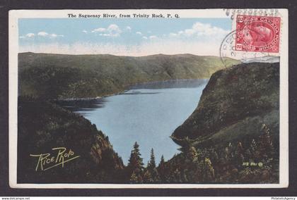 Postcard, CANADA, Trinity Rock, The Saguenay River