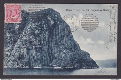 Postcard, CANADA, Vancouver, Cape Trinity on the Saguenay River