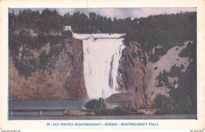 B628 Canada Montmorency Falls Quebec vintage postcard