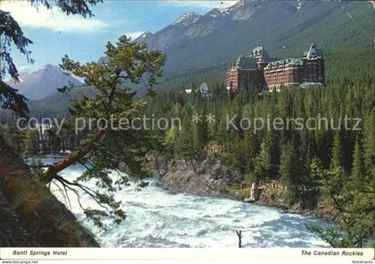 Banff Canada Banff Springs Hotel Canadian Rockies River Bow