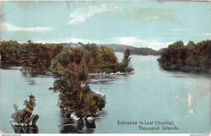 BR39719 Entrance to Lost Channel thousand islands canada
