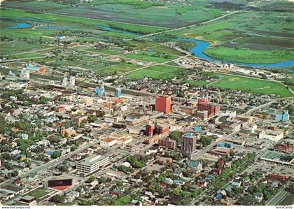 Brandon Manitoba Canada Fliegeraufnahme