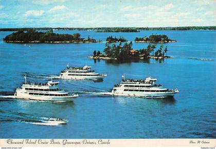 CANADA GANANOQUE THOUSAND ISLAND CRUISE BOATS