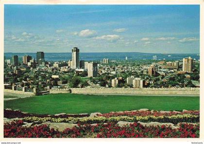 Hamilton Ontario Canada City and Harbour from atop Hamilton Mountain