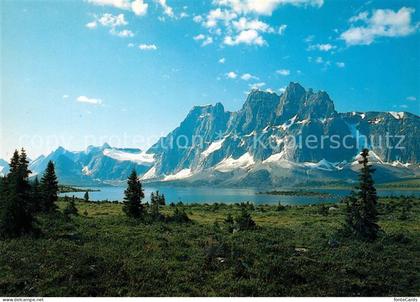 Jasper Alberta Jasper National Park Tonquin Valley with Ramparts and Amethyest L