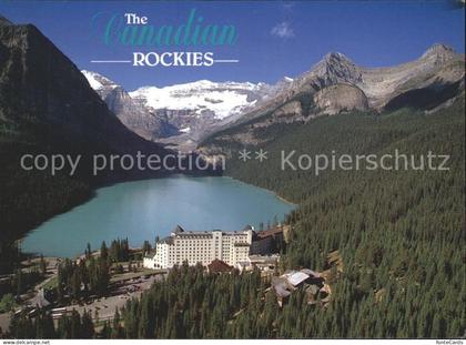 Lake Louise Chateau Lake Louise Canadian Rockies Mt Victoria