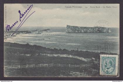 Postcard, CANADA, Picturesque Canada, Perce Rock