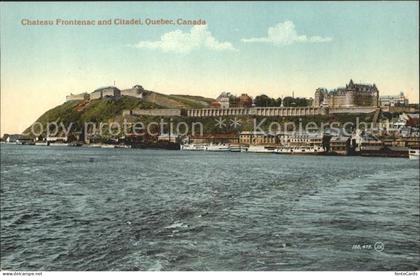 Quebec Chateau Frontenac and Citadel