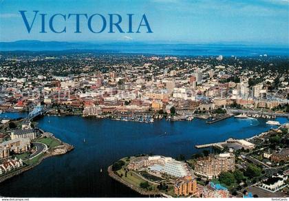 Victoria British Columbia Aerial view of downtown Victoria
