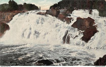 br105673 chicoutimi falls saguenay river canada