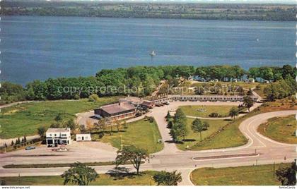 Brockville Ontario Canada Long Beach Motel Fliegeraufnahme