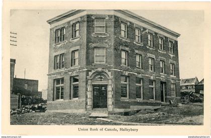 Canada Haileybury Union Bank building