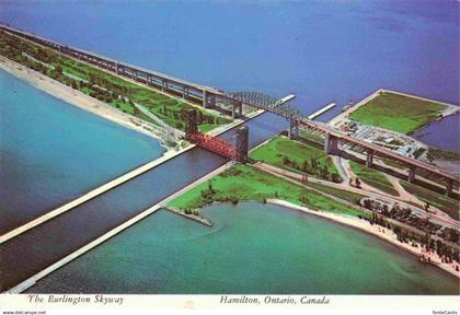 Hamilton Ontario The Burlington Skyway Fliegeraufnahme