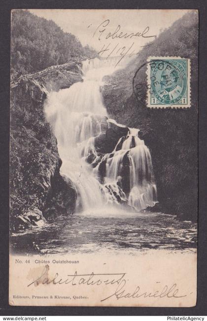 Postcard, CANADA, Picturesque Canada, Quiatchouan Falls