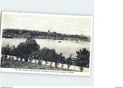 Quebec Chateau Frontenac from Levis