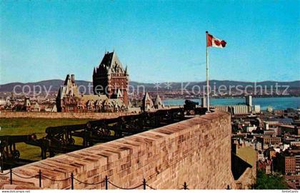 Quebec Panorama vu du sommet de la Citadelle