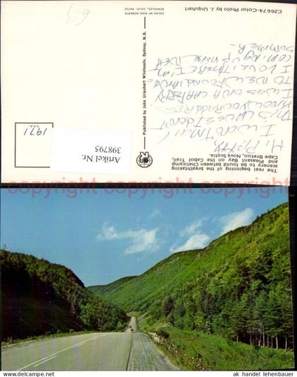398795,Nova Scotia Cape Breton Cabot Trail Straße
