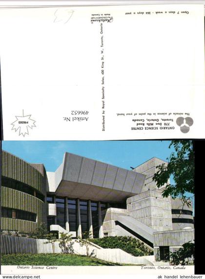 496652,Ontario Toronto Ontario Science Centre Gebäude