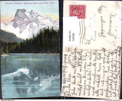 729786 Canadian Rockies Emerald Lake near Field British Columbia Canada