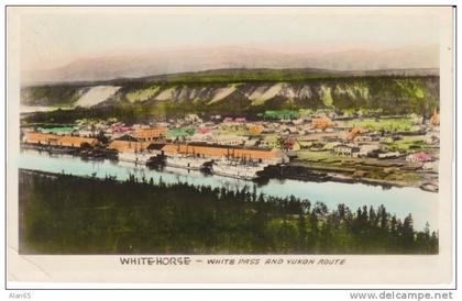 Whitehorse Yukon Canada, Whitehorse Pass & Yukon Route, c1930s Vintage Real Photo Postcard