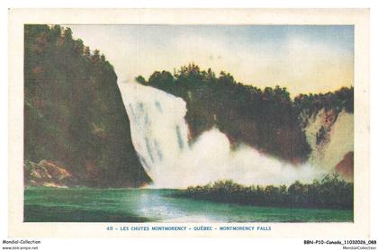 BBNP10-0622-CANADA - LES CHUTES MONTMORENCY - QUEBEC - MONTMORENCY FALLS