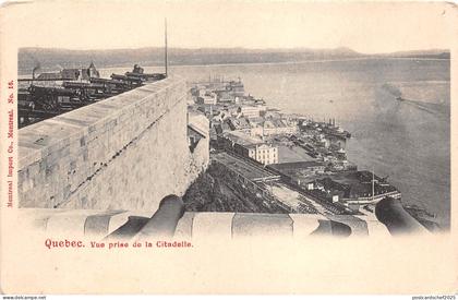 BF35985 quebec vue prise de la citadelle   canada front/back scan