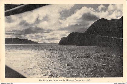 BR46848 Un clair de Lune sur la riviere saguenay   Canada
