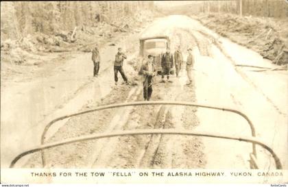 Canada State Tow Fella Alaska Highway Yukon, Canada