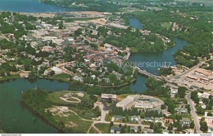 Huntsville Ontario Canada from the air