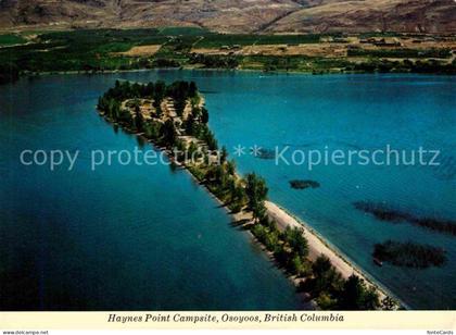 Osoyoos Haynes Point Campsite aeriel view