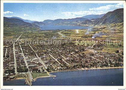 Penticton Okanagan Lake Skaha Lake Fliegeraufnahme