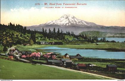 Vancouver British Columbia Barracks Mt. Hood Columbia River