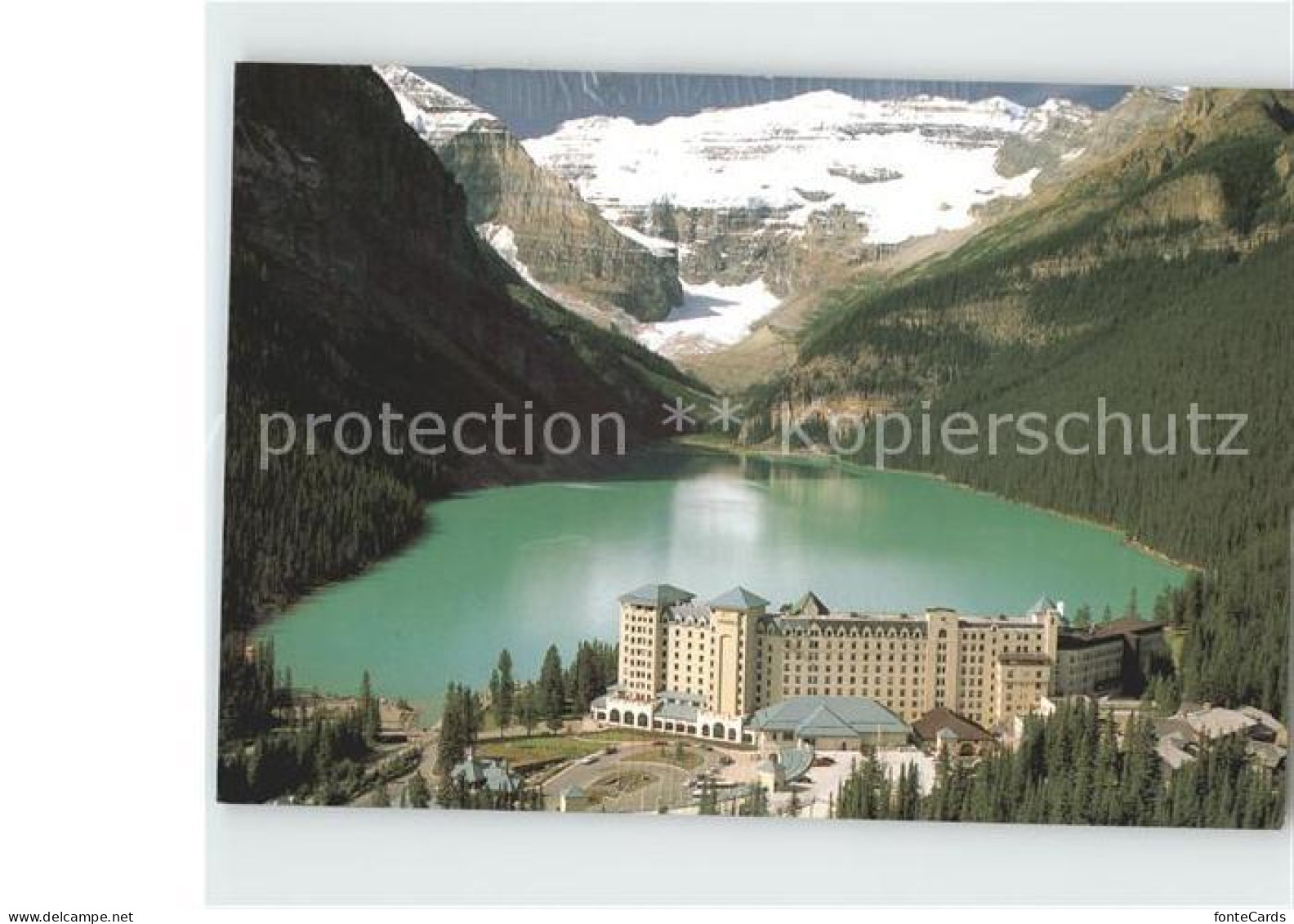 Canadian Rockies Lake Louise Mt Victoria Chateau Lake Louise