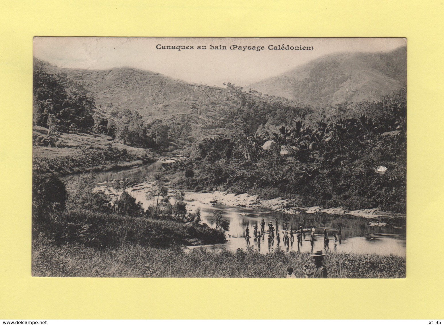Canaques au bain