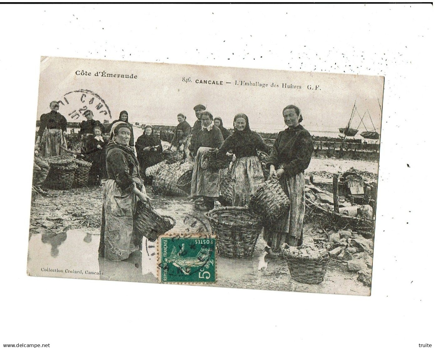 CANCALE L'EMBALLAGE DES HUITRES