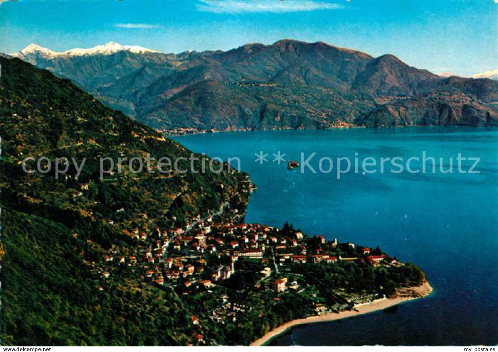 Cannero Riviera Lago Maggiore Fliegeraufnahme Lago Maggiore