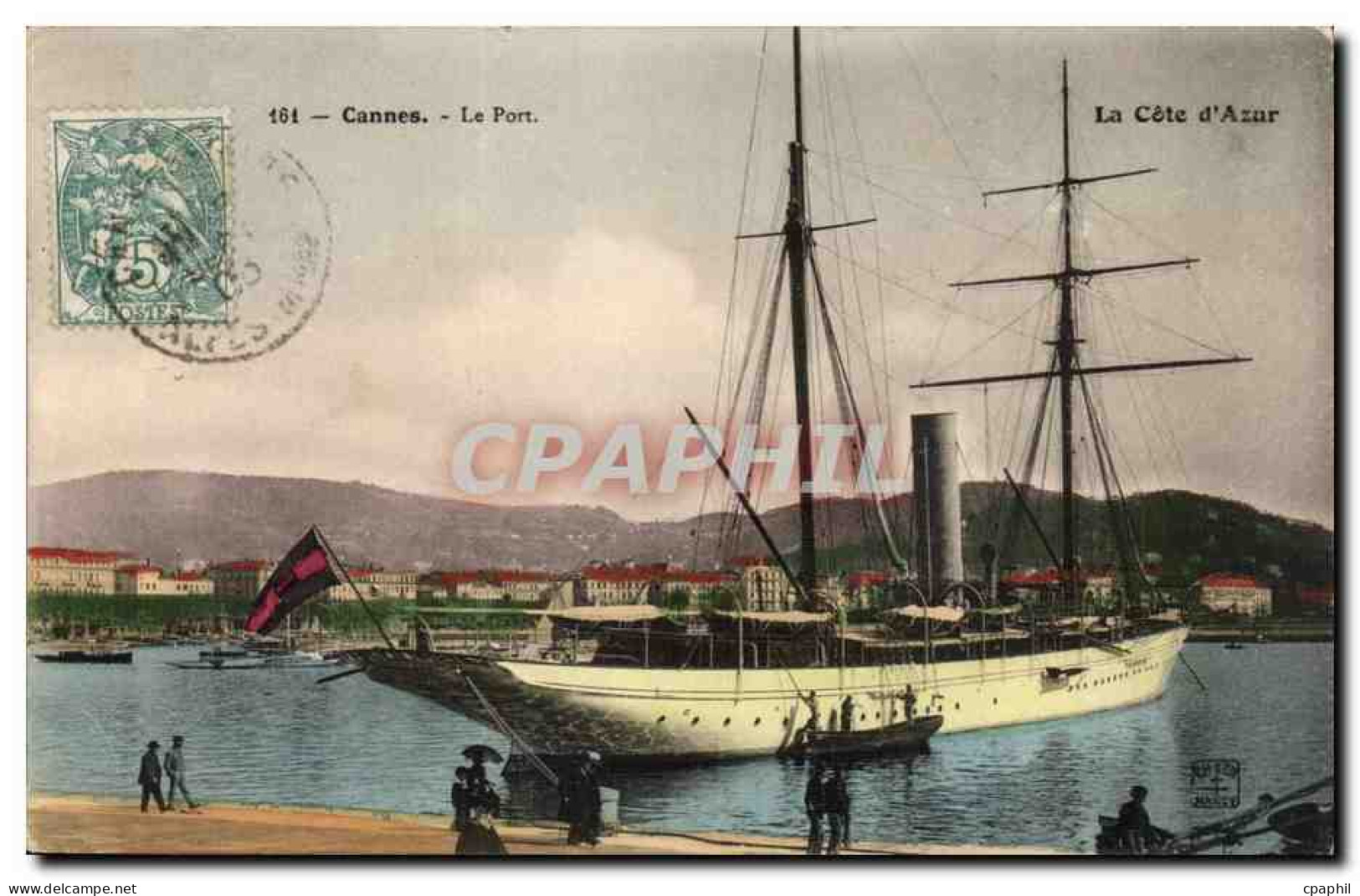 Cannes CPA Le port (bateau)