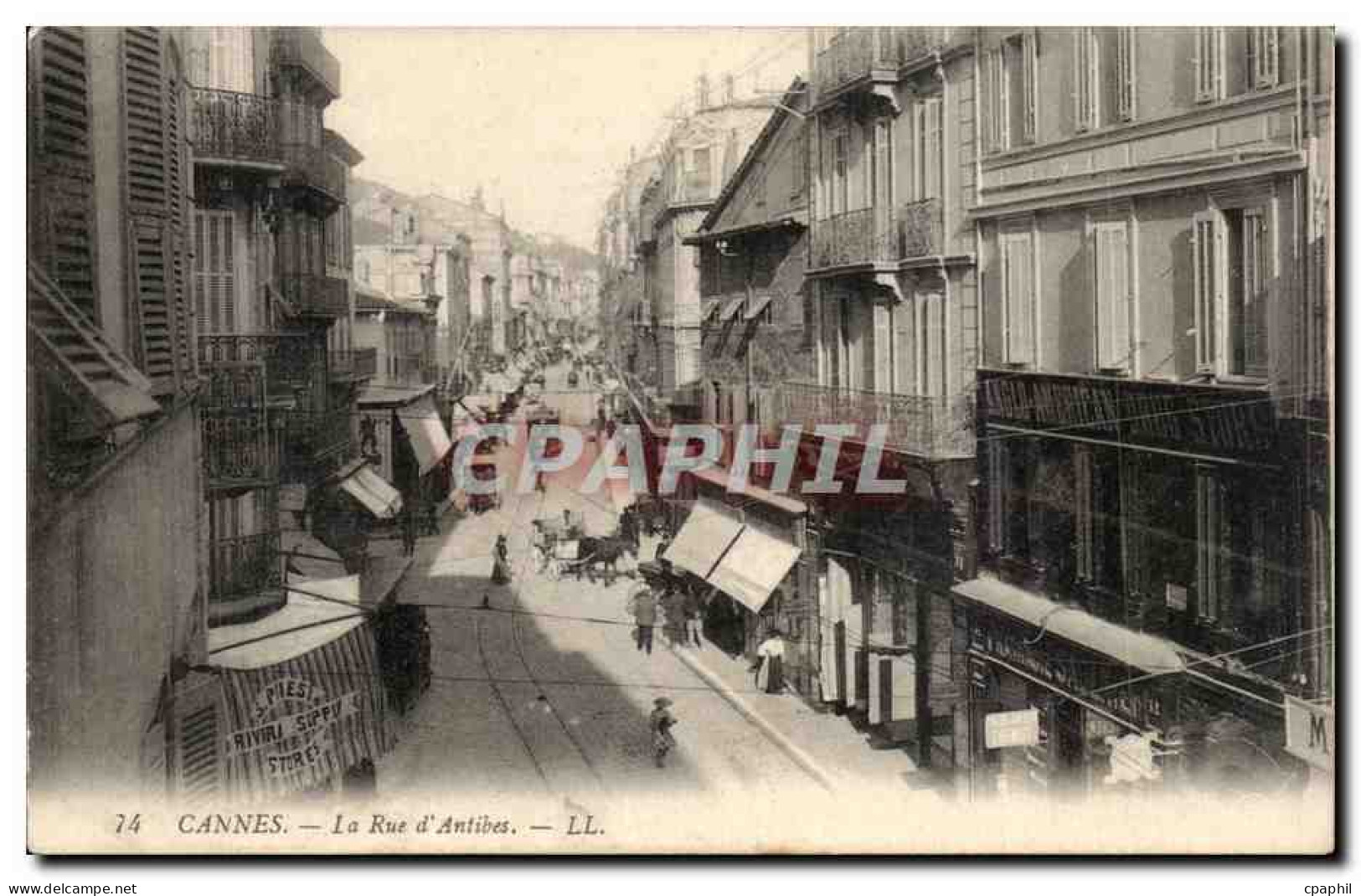 Cannes - Rue d'Antibes - CPA