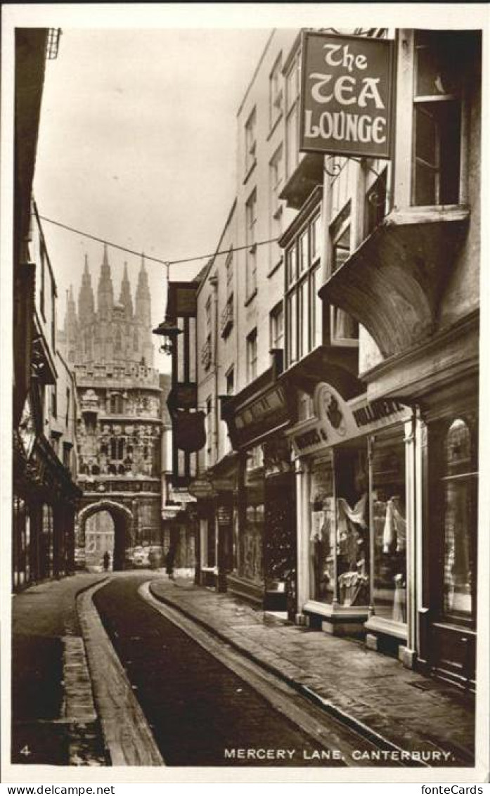 Canterbury Kent Mercery Lane