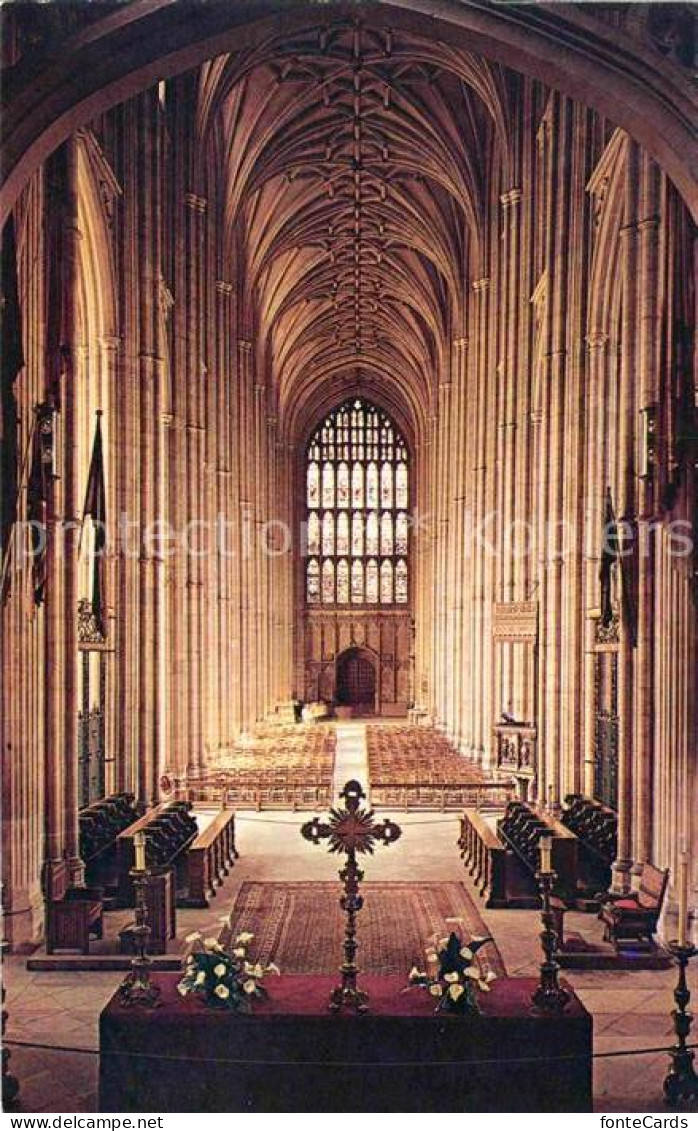 Canterbury Kent The Nave Canterbury Cathedral